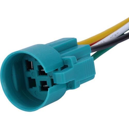 Switch Socket Plug 150mm Red Black Wire Connector Plastic Shell for 19mm Push Button Switch