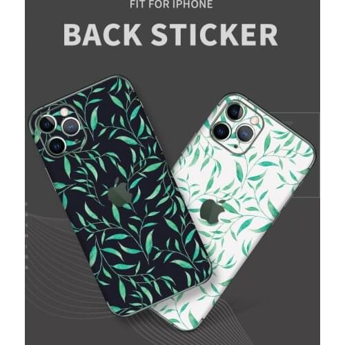 Small fresh ins wind pattern skin sticker simple back sticker 3M waterproof for phone 6/7/8/8plus/x/xs max/11/11pro max/12/12pro