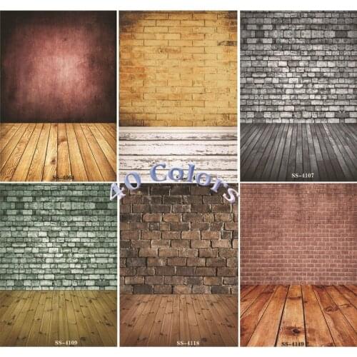 Vinyl Custom Photography Backdrops Brick Wall and floor Theme Photo Studio Background 20026SS-6621