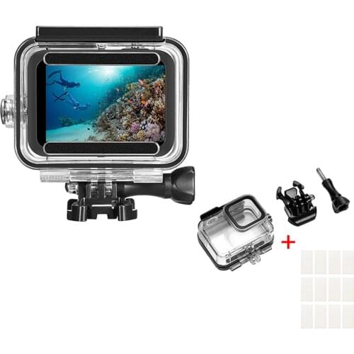 Waterproof Shell Case Cover Protective Cover for GoPro Hero 8 Housing Case Anti-fog Film Screw Sports Camera Accessories