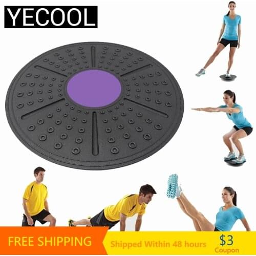 Yoga Balance Board Disc Stability Home Exercise Trainer for Sports Waist Wriggling Balance Board Portable Fitness Equipment