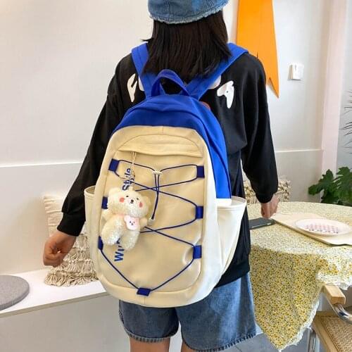 Tide Womens Backpacks Female Backpack Purse for Women Waterproof Korean Harajuku Large-capacity School Bags Ins College Bookbag