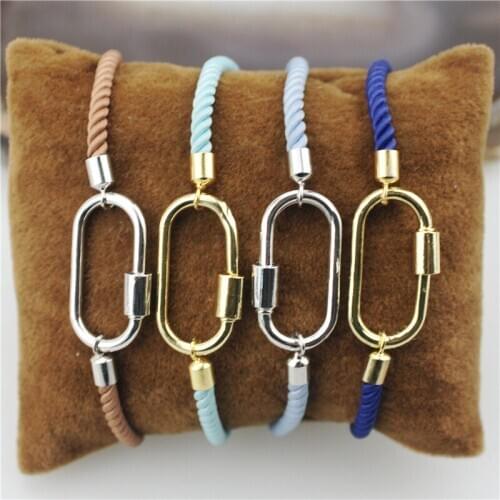 10pcs/lot High quality cz clasp bracelet, oval shape cubic zircon charm jewelry, adjustable women bracelet wholesale