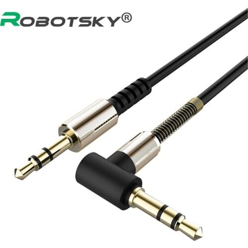 3.5mm Jack Aux Cable Male to Male Audio Extension Cable Stereo Audio Cables Cord with Spring Protector for Car Headphone Speaker