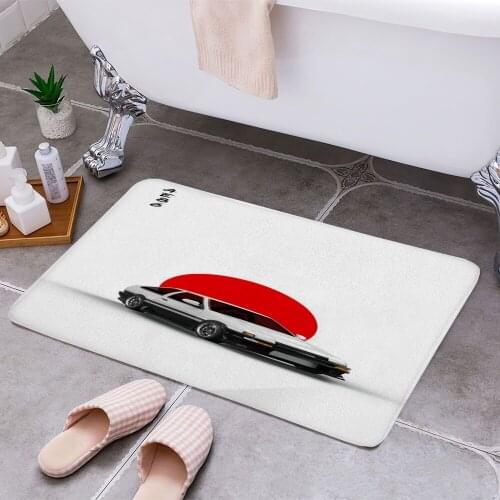 AE86 INITIAL D Carpet Areas Rug Non-slip Floor Mat Rug 3D Printing Living Room Bedroom Door Mat Home Decoration