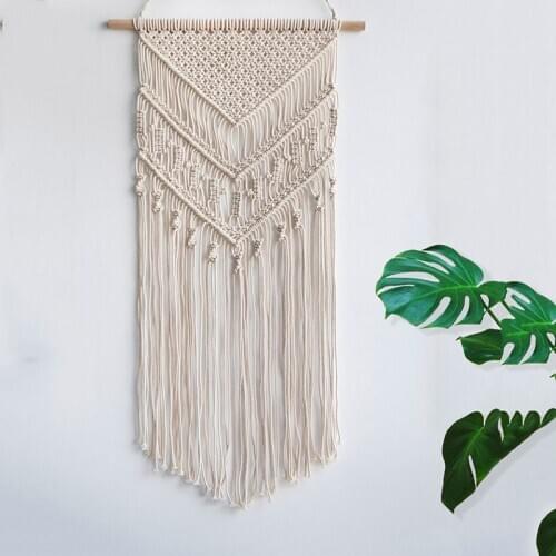 Bohemian Wall Hanging Macrame Geometric wall art tapestry large Woven wall decor Dorm Room home Decor hanging decoration