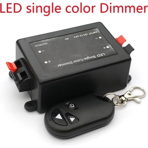 DC 12V-24V RF Wireless Remote LED single color Dimmer