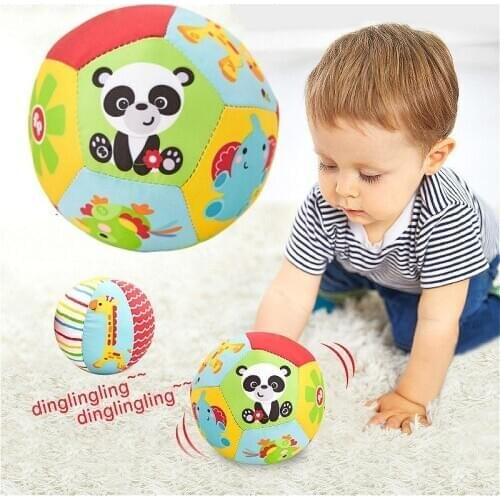 Baby Toys Balls Children Animal Book Cloth Ball Soft Plush Mobile Toy with Sound Baby Rattle Baby Body Building Ball Toys