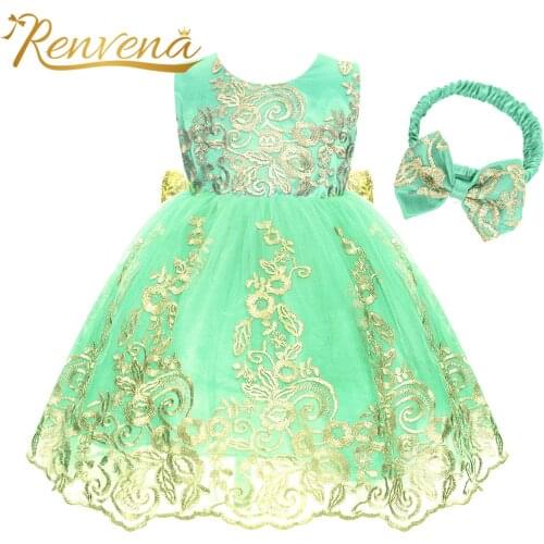 Kids Dress For Baby Girls 1st Year Birthday Dress Infant Sequin Wedding Party Princess Dress Baby Christmas Newborn Clothes