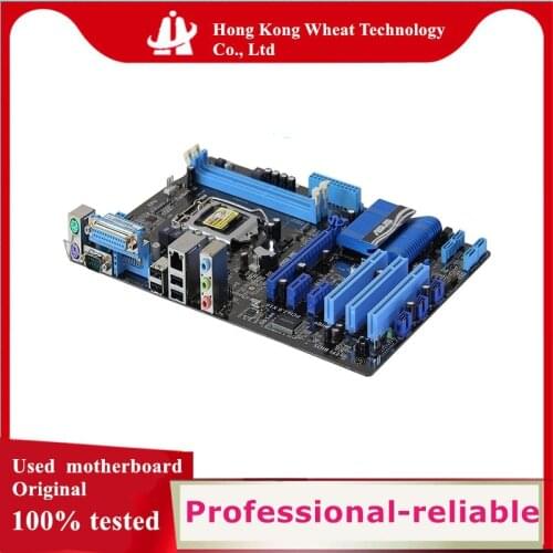 For ASUS H61-PLUS Motherboard Socket LGA 1155 DDR3 SATA2 For Intel H61 Original Desktop Used Mainboard