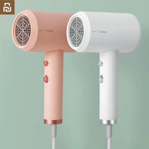 Youpin zhibai hair drier/comb 1800W Strong Wind Fast Hair Drier protecting hair Magnetic head For Family home H30