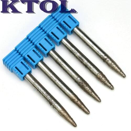 5pcs/set SHK-6mm HOT Sale Tapered Sintering CNC Router Stone Carving Tools, Free Shipping Tapered Ball End Mill Cutters