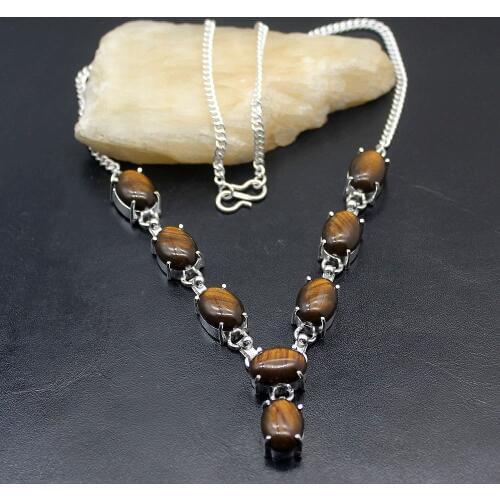 Hermosa Exotic Lovely Black Labradrite Fantasy HOT Silver Color Chain Necklace 19 inch NY1135 Free Shipping