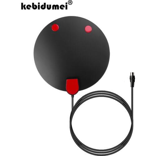 Kebidumei 4K 36DBI Indoor HDTV Digital Television 300 Miles Range TV Antenna Signal Amplifier Booster 1080p