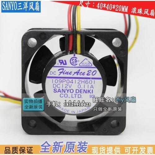 NEW SANYO DENKI SAN ACE 109P0412H601 4020 12V switch Server Frequency converter cooling fan
