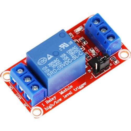 One 1 Channel 5V 12V 24V Relay Module Board Shield With Optocoupler Support High And Low Level Trigger Supply Module For Arduino