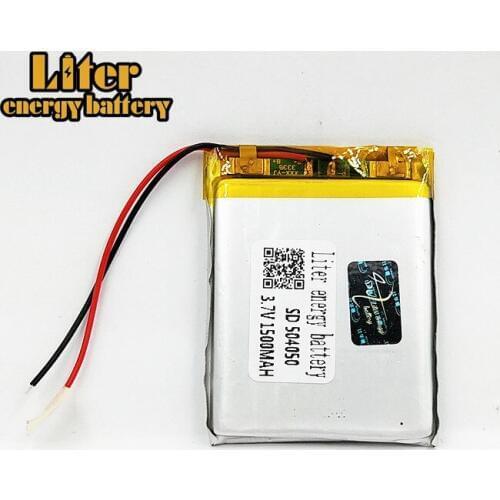 Rechargeable battery 3.7V 1500mAh lithium polymer battery 504050 MP3 MP4 navigation instruments small toys and other products
