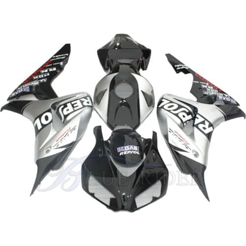 Motorcycle Full Fairing Kit For Honda CBR1000RR 2006 2007 CBR1000 RR 06 07 ABS Plastic Injection Motorcycle Bodywork Black