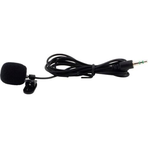 Portable Mini 3.5mm 30Hz -15000Hz Tie Lapel Lavalier Clip Microphone for Lectures Teaching Lessons Education