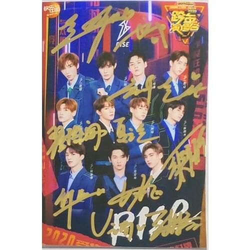 Hand signed R1SE autographed group photo 4*6 102020