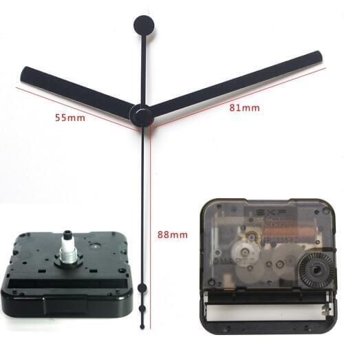 S 44704P Plastic Movement Sweep Clock Accessory Silent Quartz DIY Movement Kits with hands Free Shipping