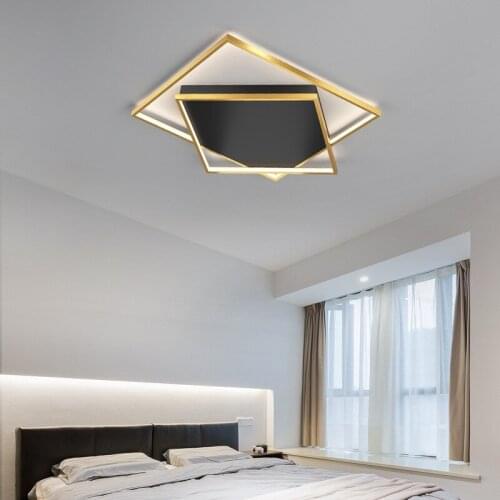 LED Ceiling Lamp Nordic Modern Minimalist Square Hotel Guest Room Restaurant Study Master Bedroom Room Decorative Lighting