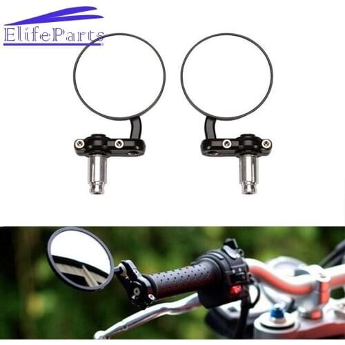 Universal 7/8 22mm Bar End Handlebar Mirrors For Yamaha For BMW For Ducati For Honda For Kawasaki For Suzuki
