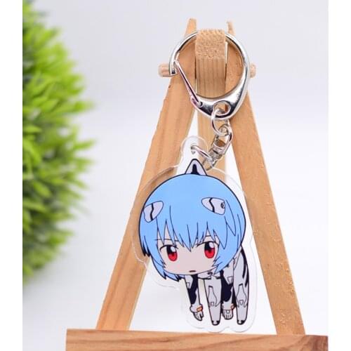 WL0926 EVA Keychain Acrylic Cartoon Keyring Accessories