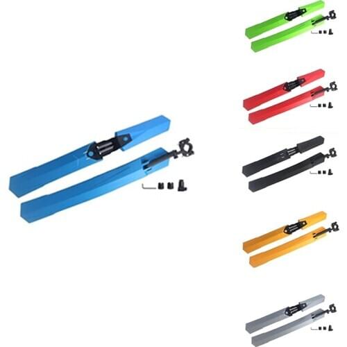 1 Pair New Bicycle Mudguard Mountain Bike Mud Wings Front/Rear Fender Quick Mount