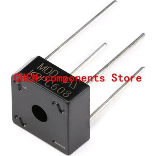 10pcs KBPC608 6A/800V square bridge rectifier bridge stack silicon bridge rectifier