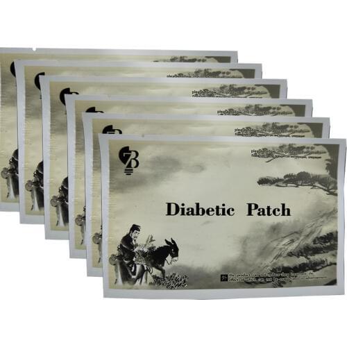 10pcs Type 2 Diabetes Patch Chinese Natural Herbal Medications Treatment Cure Diabetes Reduce High Blood Sugar Product