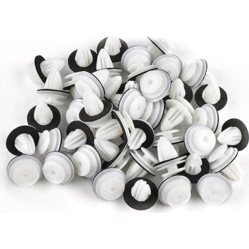 100Pcs Universal Plastic Car Trunk Screw Rivets Set Retaining Door Panel Clips Bumper Clips Interior Fender Screw Rivet