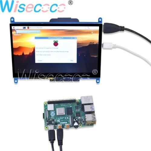 7 inch Raspberry Pi LCD Module Display 1024*600 (Pixel) with Capacitive Touch Panel for Raspberry Pi 4 3B+ /3B Banana Pi