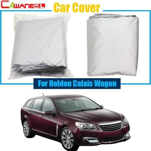 Cawanerl Car Cover Outdoor Sun Shade Snow Rain Resistant Anti UV Protector Cover Dust Proof For Holden Calais Tourer / Wagon