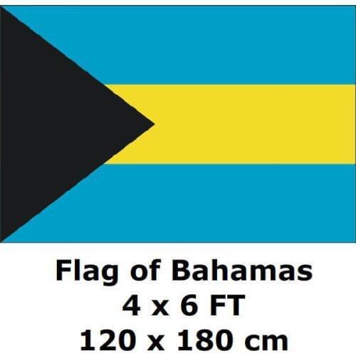 Bahamas Flag 120 x 180 cm 100D Polyester Bahamian Flags And Banners National Flag Country Banner