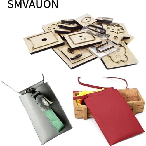 SMVAUON Wooden Cutting-dies Pendant Phone Case Mold Handmade Leather Goods Suitable For Die Cutting Machine