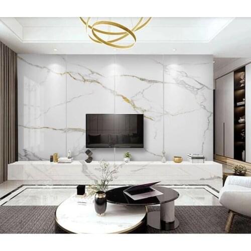 Black White Marble Wallpaper Mural Photo Wallpaper for Living Room Contact Paper Wall Murals Luxury Home Decor Canvas Murals