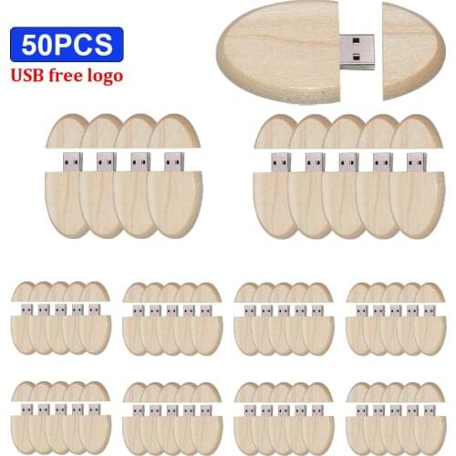 Wooden 50pcs free logo usb2.0 flash drive 64GB 32GB 16GB 128GB pen drive pendrive wooden usb flash memoria cel usb stick for car