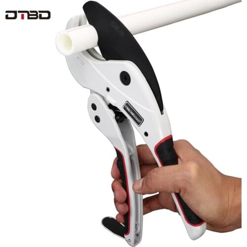 DTBD PVC/PPR Pipe Cutter Scissors Cutting Range 36-64MM Scissors Pipe Cutter Ratchet Hose Cutting Hand Tool