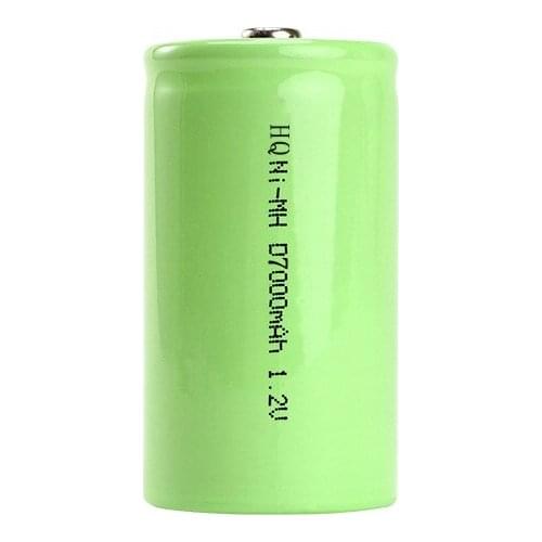 GTF 7000mAh 1.2V size D rechargeable batteries for flash radio light refrigerator gas stove