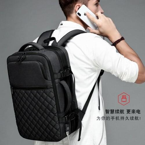 Wear-resistant and Breathable Oxford Backpack Waterproof and Anti-theft Outdoor Casual Big Back Packs Mens Travel Bag