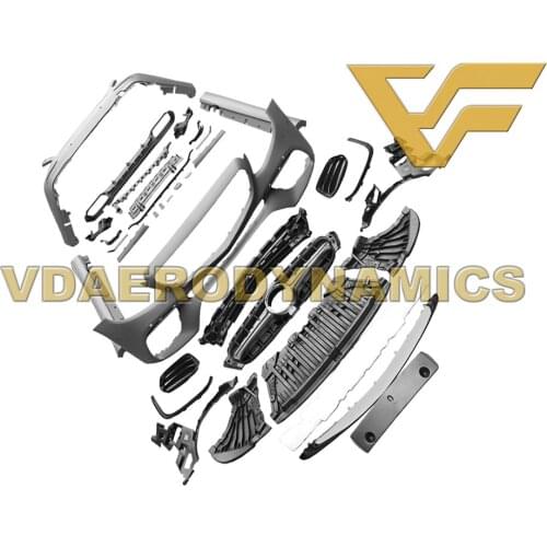 Suitable For 16-20 Benz W213 E Class E200 E220 E250 E300 E350 E400 VAD E63S Full Body Kit Front Rear Bumper Side Skirts