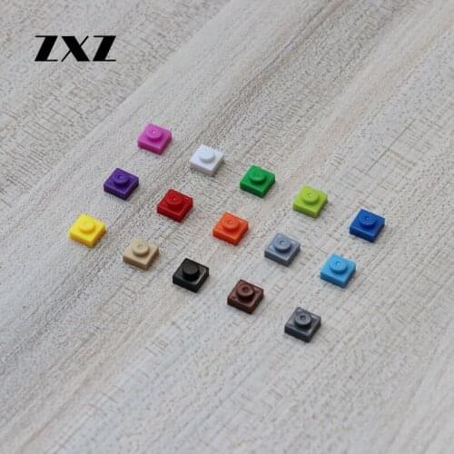 Technical Class Block Plate Brick 1X1 Short Building Blocks Educational Learning Toys Compatible Pieces 3024 Plate 600pcs/lot