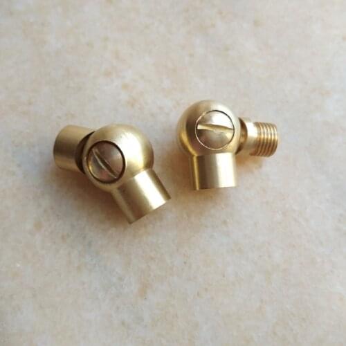 M10 Universal brass steering Head bolts M10mm Female/male Thread Tube for Chandelier Corridor/Porch/Bar Lamp