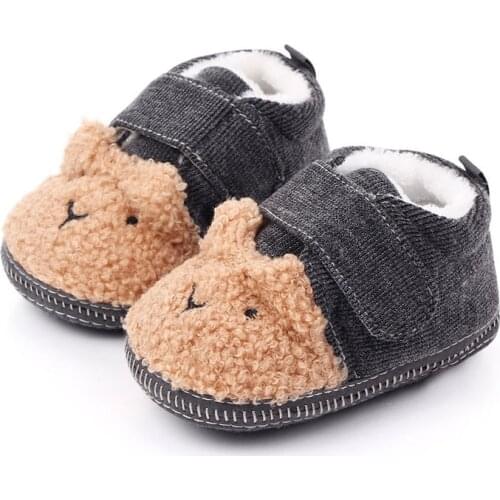 Cute Newborn Baby Shoes Winter Warm Cartoon New Born Baby Girl Boy Shoes Infant Toddler First Walkers Moccasins Schoenen Meisje