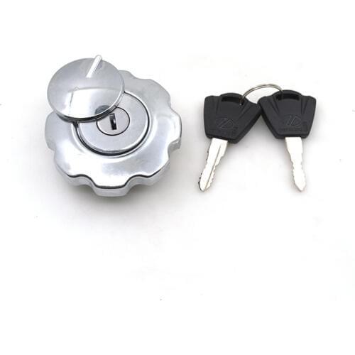 Motorcycle Fuel Gas Tank Cap Cover Lock Set for Honda CG125 CG 125 Spare Parts