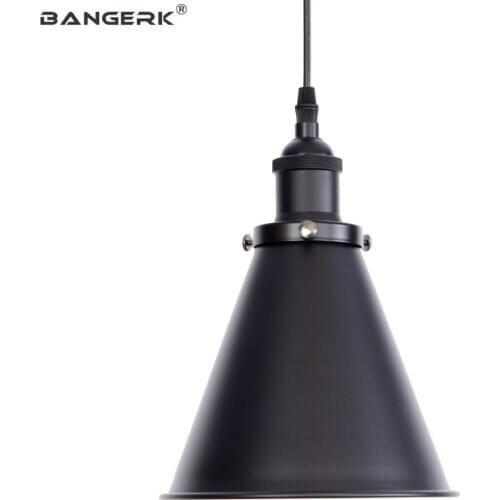 Nordic Modern Pendant Lamp Iron Black Loft Decor LED Hanging Light Fixtures Restaurant Bar Art Pendant Lighting Home Luminaire