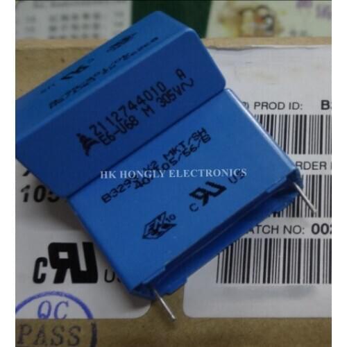 10PCS B3293 X2 MKT/SH U68 M 305V B32934A3684M P=28mm Film Capacitor