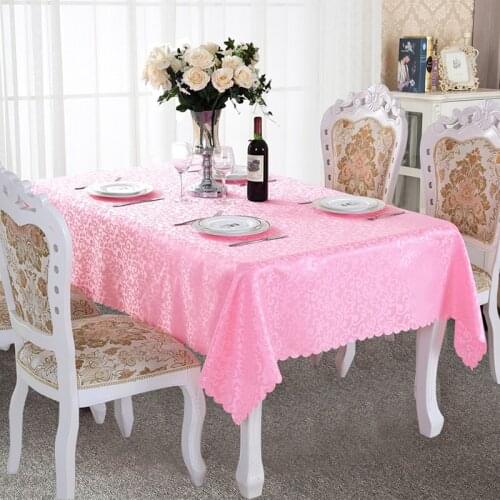Rectangle Party Table Cloth Washable Microfiber Tablecloth Decorative Table Cover for Outdoor Banquet Party Kitchen Dining Room