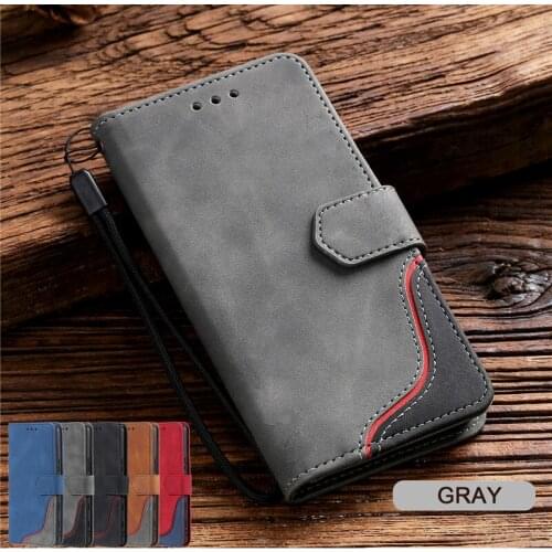 Luxury Contrast Color Leather Flip Case For Samsung Galaxy A12 A 12 A125 SM-A125F 6.5 inch Protection Phone Cases Wallet Cover